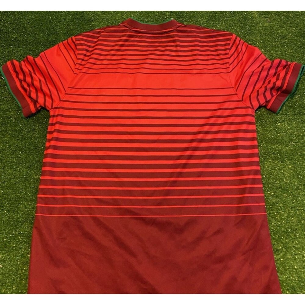Portugal Soccer Jersey medium red green nike home kit 2014 Cristiano Ronaldo 14 - Picture 8 of 11